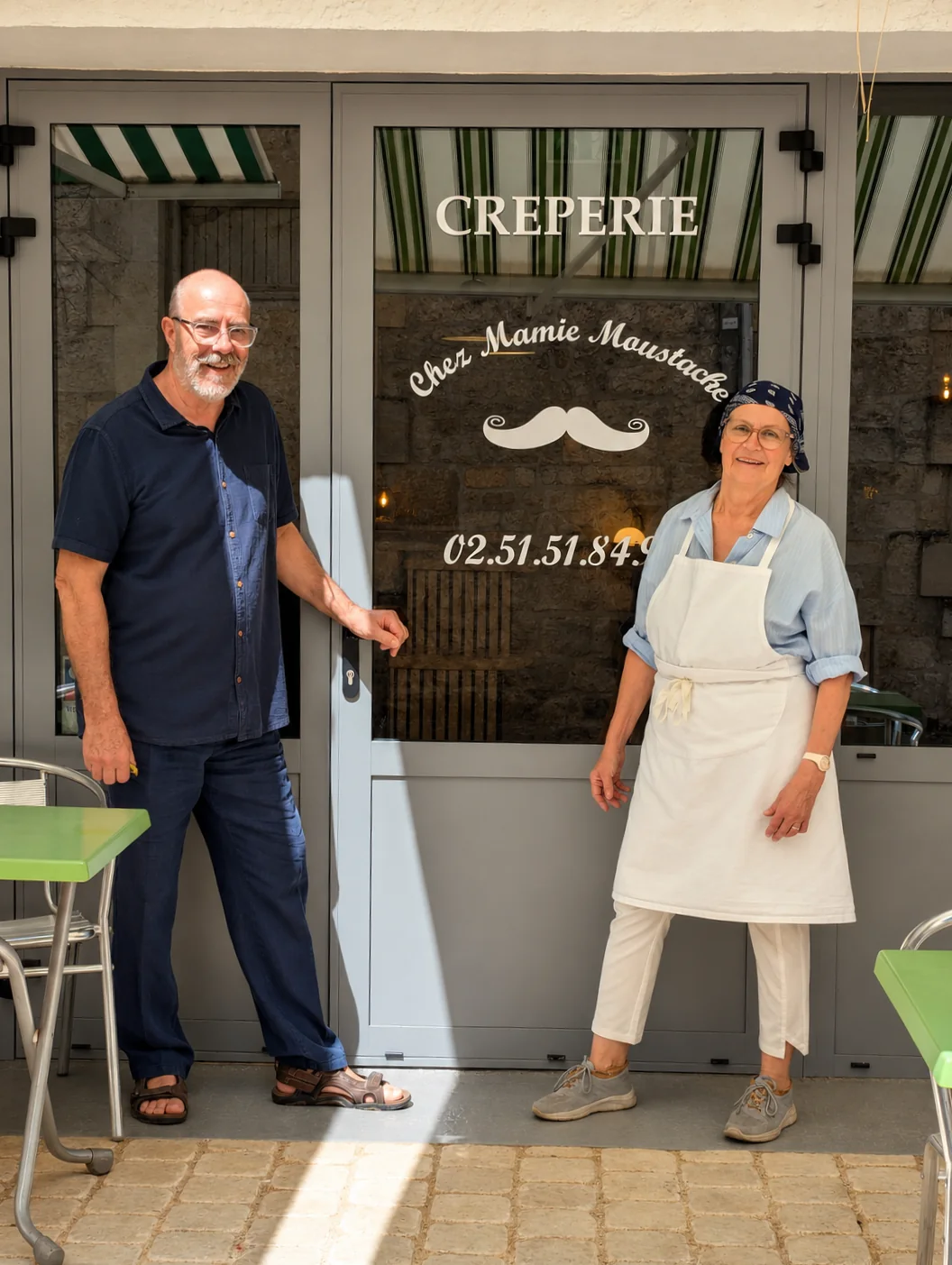 Caroline et Stéphane dans la salle