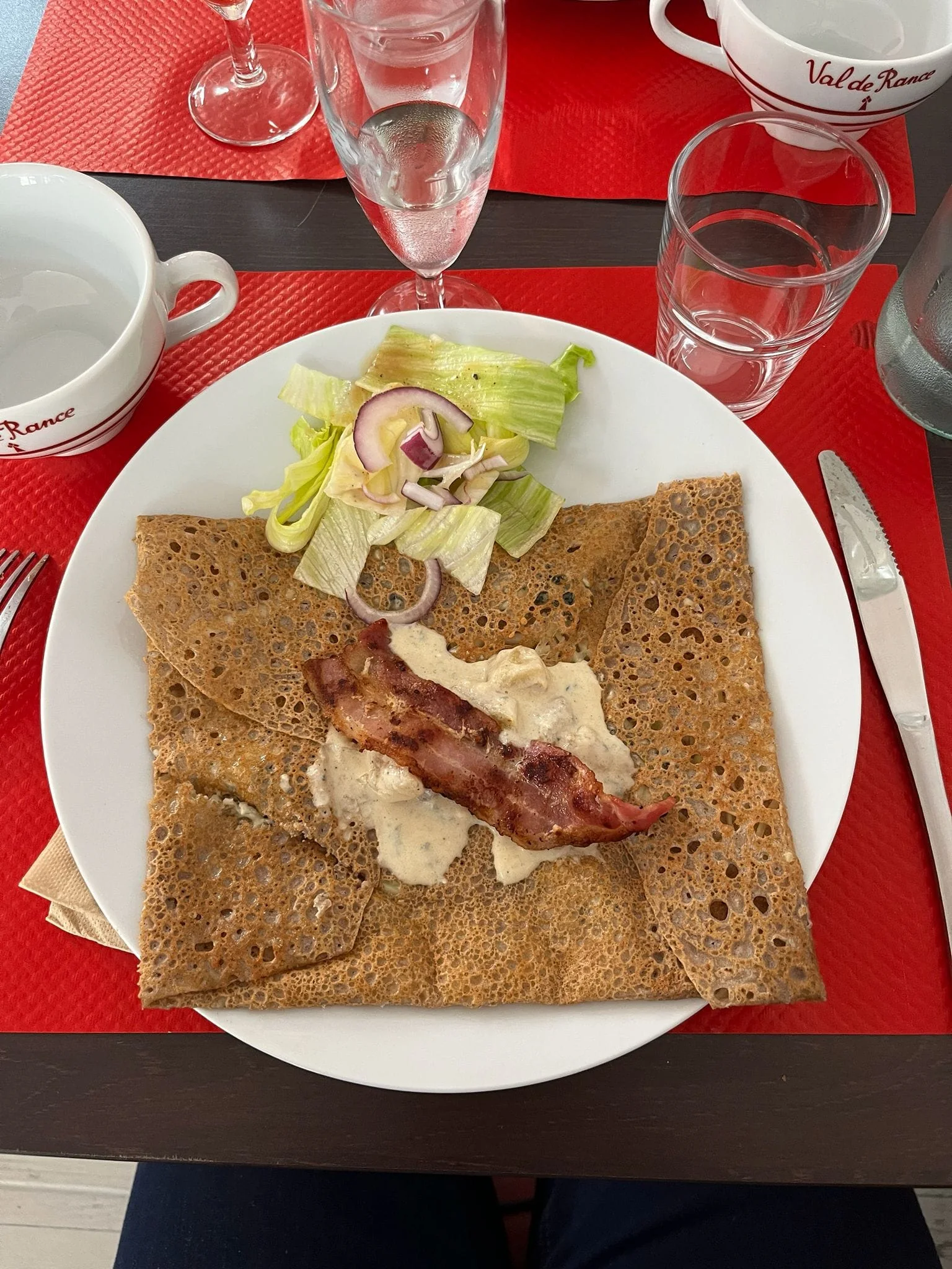 Galette au bleu
