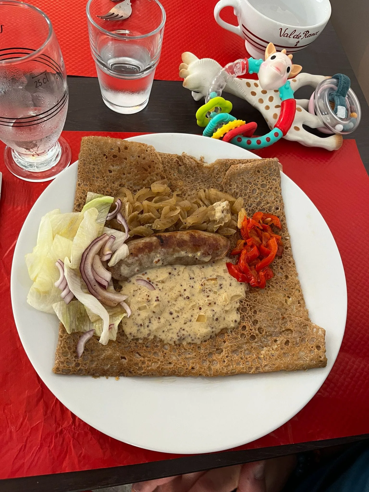 Galette saucisse